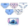 Cerdà Pack Braguitas Single Jersey Necessaire Stitch T06/08 - Culottes pour Filles 6 à 8 Ans - Modèles Surtis Multicolores