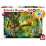 Schmidt Spiele Puzzle Fées dans la Forêt, 200 pièces, avec Baguette Magique