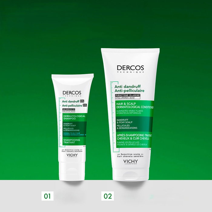 Vichy DERCOS Shampooing Antipelliculaire Cheveux Gras 95 ml Vichy DERCOS Shampooing Antipelliculaire Cheveux Gras 95 ml