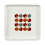 Home Deco Factory Plat carré Retro 18x18 cm décorations assorties