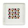Home Deco Factory Plat carré Retro 18x18 cm décorations assorties