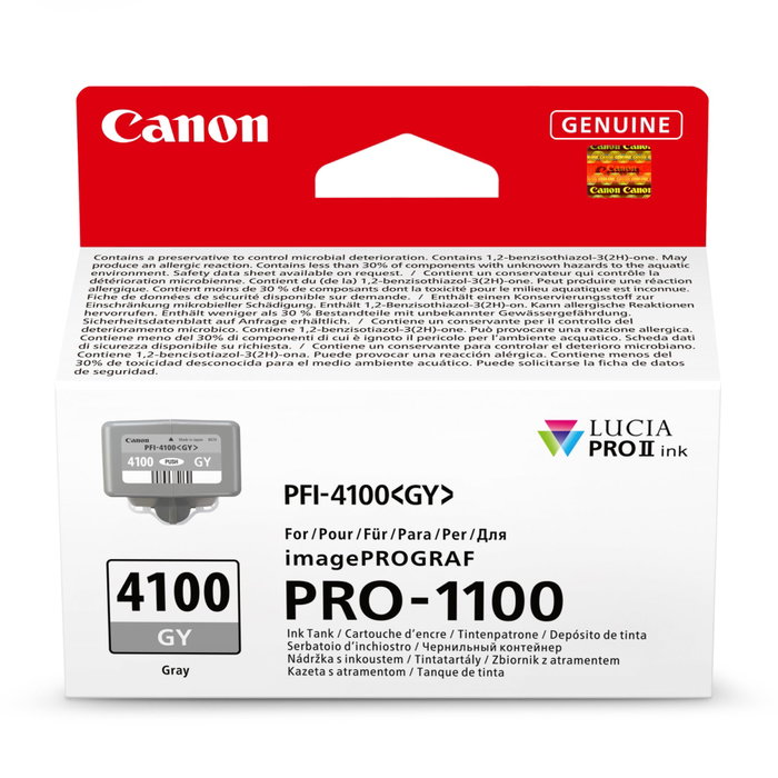 Canon PFI-4100 GY Gris Canon PFI-4100 GY Gris