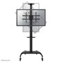 Neomounts PLASMA-M1900E Support Mobile au Sol pour Écrans/TV jusqu'à 70" - Rotation 90°, Réglable en Hauteur, Gestion des Câbles - Noir