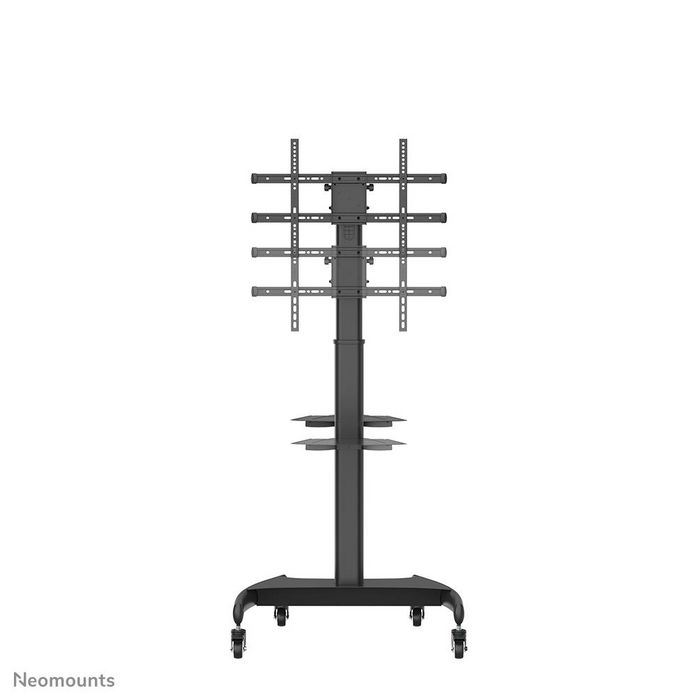 Neomounts PLASMA-M1900E Support Mobile au Sol pour Écrans/TV jusqu'à 70" - Rotation 90°, Réglable en Hauteur, Gestion des Câbles - Noir