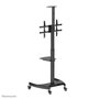 Neomounts PLASMA-M1900E Support Mobile au Sol pour Écrans/TV jusqu'à 70" - Rotation 90°, Réglable en Hauteur, Gestion des Câbles - Noir