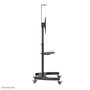 Neomounts PLASMA-M1900E Support Mobile au Sol pour Écrans/TV jusqu'à 70" - Rotation 90°, Réglable en Hauteur, Gestion des Câbles - Noir