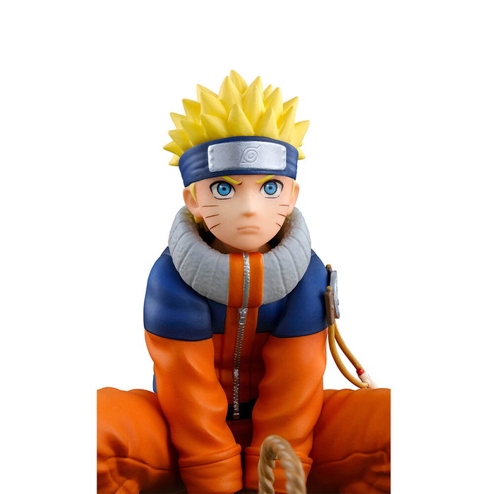 Banpresto Figurine Ichibansho Naruto Shippuden - Naruto Uzumaki et Haku (Pays des Vagues) 10 cm, Personnage, PVC, Collectible