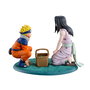Banpresto Figurine Ichibansho Naruto Shippuden - Naruto Uzumaki et Haku (Pays des Vagues) 10 cm, Personnage, PVC, Collectible