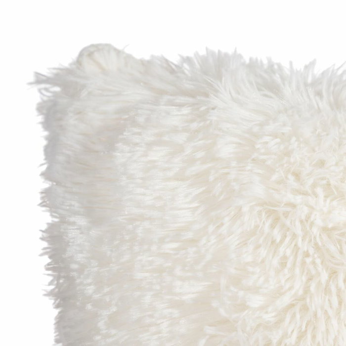 BigBuy Home Coussin Blanc Poil 45 x 45 cm BigBuy Home Coussin Blanc Poil 45 x 45 cm