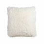 BigBuy Home Coussin Blanc Poil 45 x 45 cm