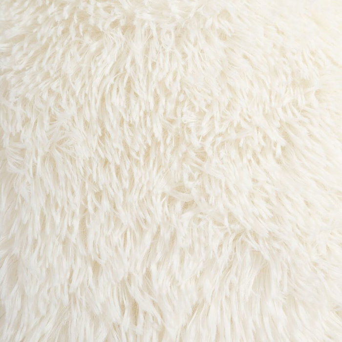 BigBuy Home Coussin Blanc Poil 45 x 45 cm BigBuy Home Coussin Blanc Poil 45 x 45 cm