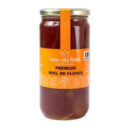 COMO UNA REINA Miel de Milfleurs Pot en Verre Premium 500 g