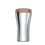 Alessi GIA24 BR - Cantimplore thermique de voyage en acier inoxidable 18/10 Caffa par Giulio Iacchetti - Pour boissons chaudes ou froides