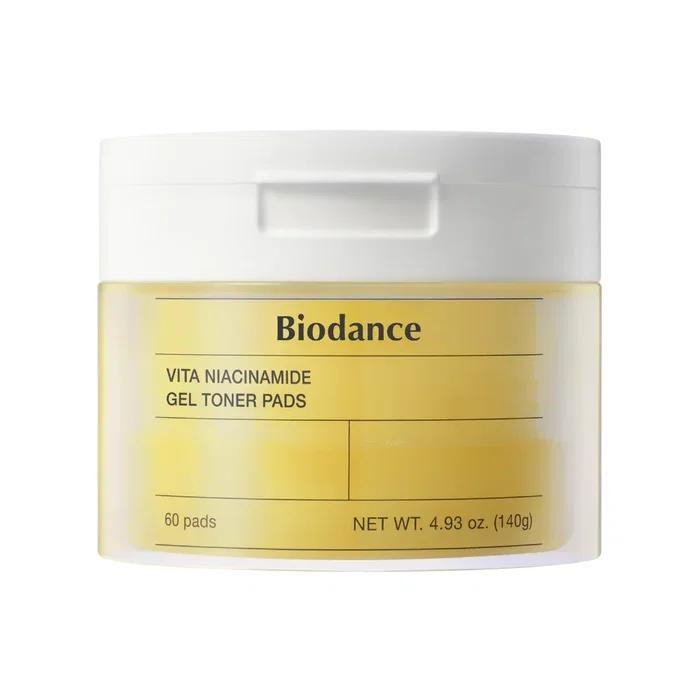 Biodance Vita Niacinamide Disques peel-off Éclaircissants, 60 pcs Biodance Vita Niacinamide Disques peel-off Éclaircissants, 60 pcs