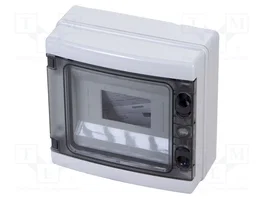 GEWISS GW40102 Boîtier pour appareils modulaires 40 CD gris