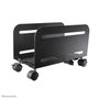 Neomounts Support CPU pour tour d'ordinateur sous bureau, modèle CPU-M100BLACK - Noir, ajustable 12-21 cm, avec roulettes