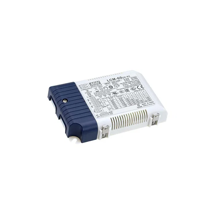 MEANWELL LCM-60U Driver LED 50W 90-132VAC 2-90VDC 500-1400mA MEANWELL LCM-60U Driver LED 50W 90-132VAC 2-90VDC 500-1400mA
