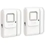 Kyf Lot de 2 mini alarmes pour fenêtre et porte - Alarme de sécurité ou fonction carillon - Référence KYF