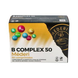 Mederi Nutricion Integrativa B Complex 50, 60 comprimés, complément alimentaire vitamines B