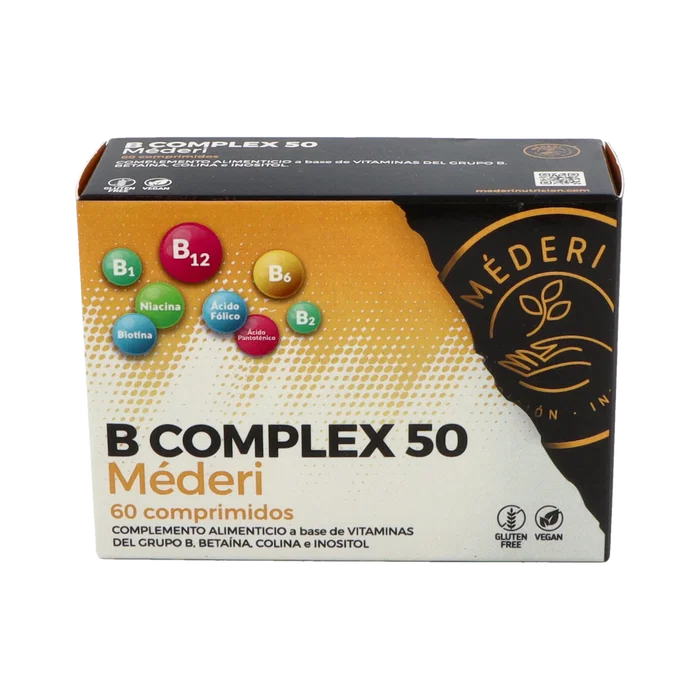 MEDERI NUTRICION INTEGRATIVA B COMPLEX 50, 60 comprimés MEDERI NUTRICION INTEGRATIVA B COMPLEX 50, 60 comprimés