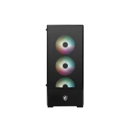 MSI MAG FORGE 112R Boîtier PC Gamer ATX Mid-Tower Noir avec Ventilation Performante