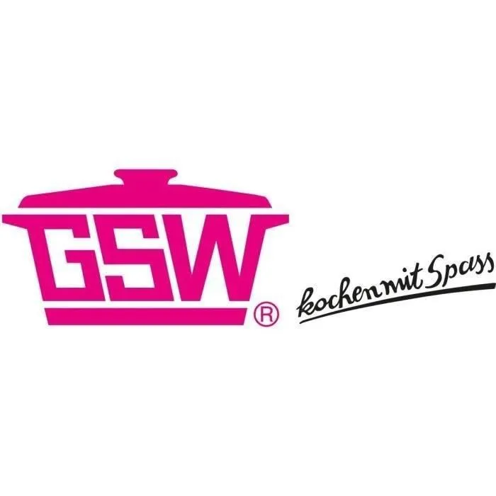 GSW Tajine en fonte massive 30 cm, couvercle céramique picots, compatible induction, résistant au four, couleur rouge