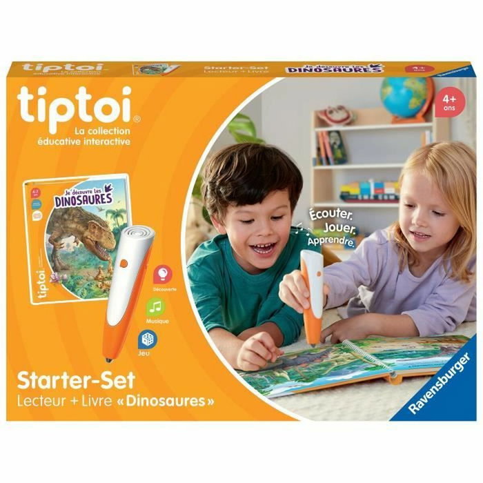 Ravensburger tiptoi® Starter Set - Lecteur + Livre Je découvre les dinosaures