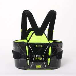 OMP KS-1 PRO Noir / Jaune Fluo Taille XL