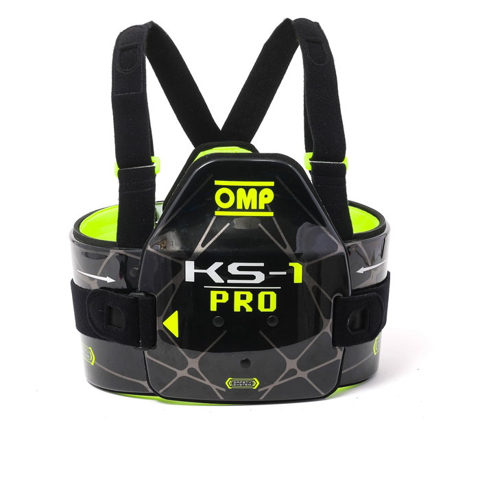 OMP KS-1 PRO Noir / Jaune Fluo Taille XL