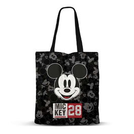 Karactermania Sac de Courses Shopping Mickey Mouse Year 33 - 33 x 40 cm - 70% Polyester 30% Coton - Noir