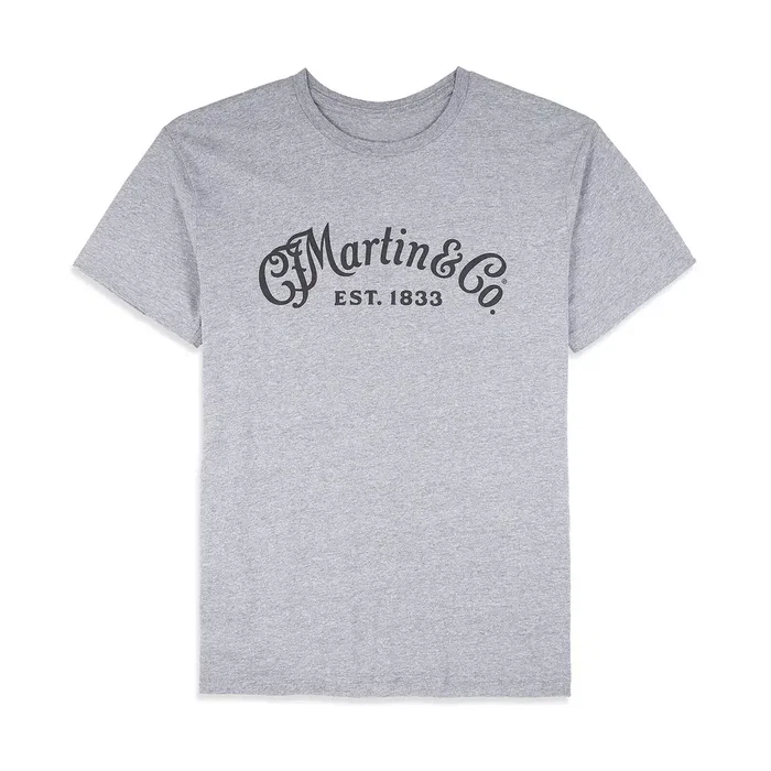 MARTIN T-shirt Martin Logo - Granite Heather (L) - 100% coton