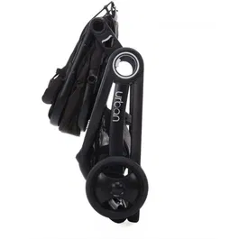 Chicco Poussette Urban Plus - Modèle réversible avec nacelle dès la naissance - Compacte pliée, avec habillage pluie - Noir