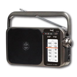 SAMI Radio SAMI AC/DC 2 bandes avec roues XL gris