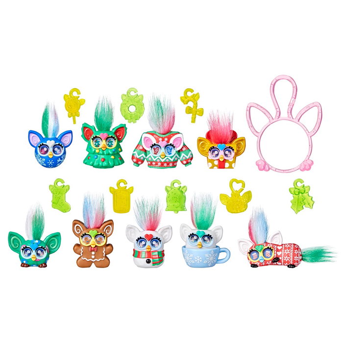 Hasbro Calendrier de l'Avent Furby Minis avec 24 Mini Figurines et Accessoires - Jouet pour Enfants dès 5 Ans - Version Multilingue - Référence G1647