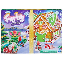 Hasbro Calendrier de l'Avent Furby Minis G1647 – 24 Surprises avec Minifigurines et Accessoires – Multilingue (Anglais, Français, Allemand, Italien, Portugais, Espagnol)