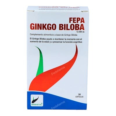 FEPADIET FEPA-GINKGO BILOBA 50:1 12.500mg 30 capsules FEPADIET FEPA-GINKGO BILOBA 50:1 12.500mg 30 capsules