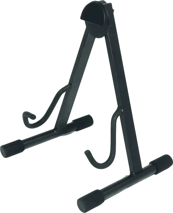 QUIKLOK Support Guitare Électrique "A" Léger, Noir, Pliable, Acier, 1.2kg