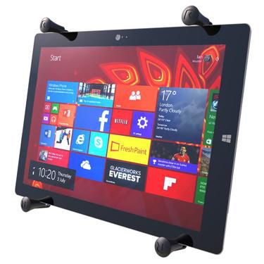 RAM Mounts RAM-HOL-UN11U Porte-tablette universel RAM X-Grip 7.25" à 8.75" pour appareils jusqu'à 10.25", sans obstruction des bords RAM Mounts RAM-HOL-UN11U Porte-tablette universel RAM X-Grip 7.25" à 8.75" pour appareils jusqu'à 10.25", sans obstruction des bords