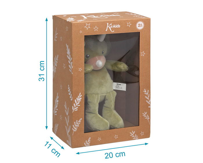 KioKids Peluche Dinosaurio en Peluche Verte en Polyester - Jouet Doux et Léger pour Bébé dès 0 Mois KioKids Peluche Dinosaurio en Peluche Verte en Polyester - Jouet Doux et Léger pour Bébé dès 0 Mois