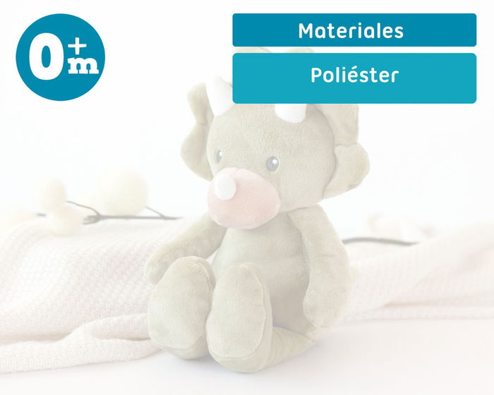 KioKids Peluche Dinosaurio en Peluche Verte en Polyester - Jouet Doux et Léger pour Bébé dès 0 Mois KioKids Peluche Dinosaurio en Peluche Verte en Polyester - Jouet Doux et Léger pour Bébé dès 0 Mois