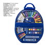 CERDÁ - Set de papeterie coloriable Real Madrid - 50 pièces - Taille: 41 x 58 x 3 cm