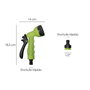 SATURNIA Kit de tuyau d'arrosage mural 10 mètres avec pistolet