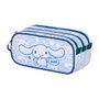 Karactermania - Porte-tout Cinnamoroll Hello Kitty triple compartiments - Étui scolaire avec cintres pour valise et intérieur doublé