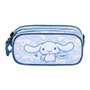 Karactermania - Porte-tout Cinnamoroll Hello Kitty triple compartiments - Étui scolaire avec cintres pour valise et intérieur doublé