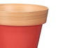 Ibergarden Pot de fleurs 25 cm bicolore assorti plastique (Set de 12)