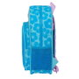 SAFTA Mochila Hawaii Stitch Disney 34 cm, adaptable aux chariots à sac, avec porte-bouteille et bretelles ergonomiques