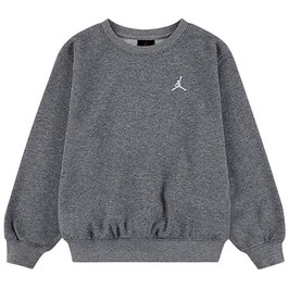 Sweat-shirt sans capuche fille Jordan Mj Brkln Ft Crew Gris foncé M