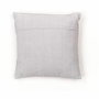 Today Coussin Charme Chambray avec Petite Broderie Constance Gris 40 x 40 cm
