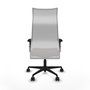 Piqueras y Crespo Chaise de Bureau Albacete Brun foncé et Blanc