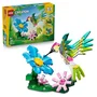 Lego Creator 3-en-1 31384 - Jeu de Construction Animaux Sauvages : Colibri Coloré, transformable en Papillon ou Poisson Tropical, à partir de 8 ans